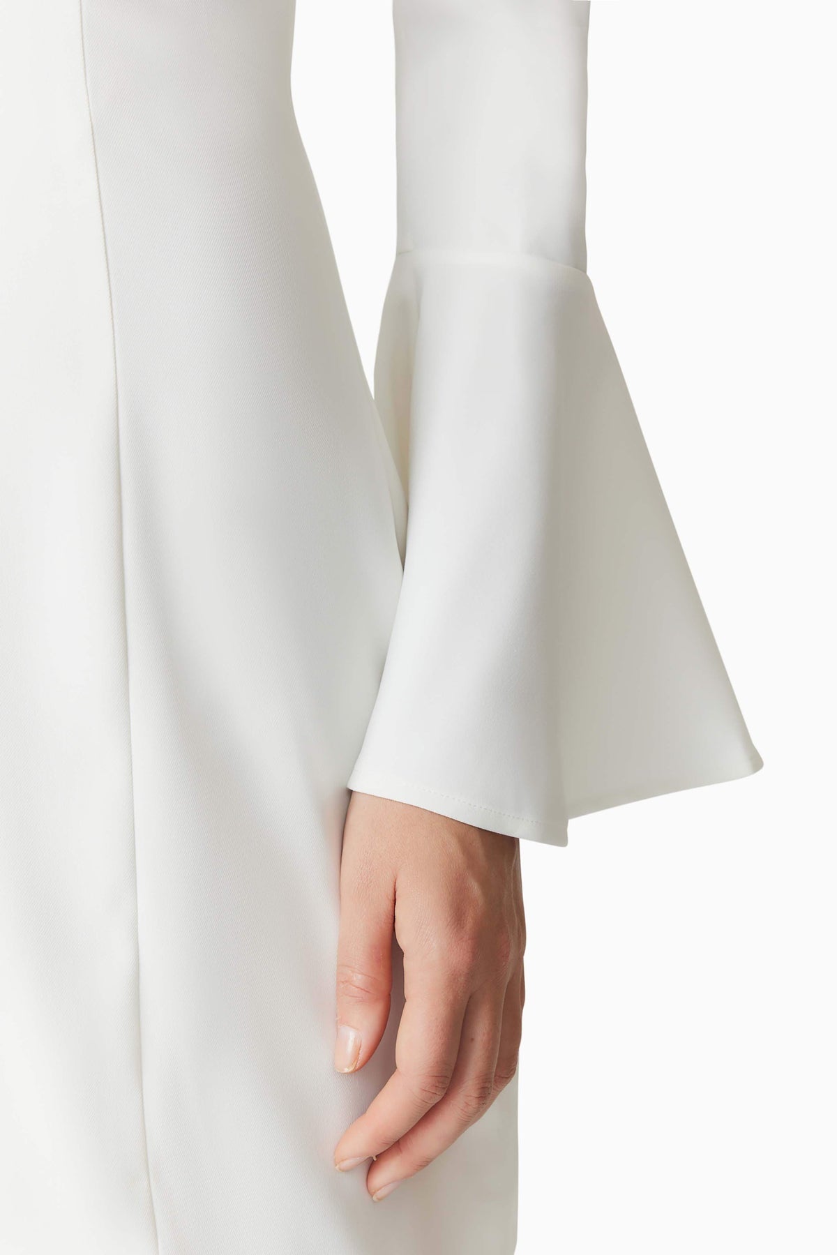 Hazelle Strapless Mini Dress in White