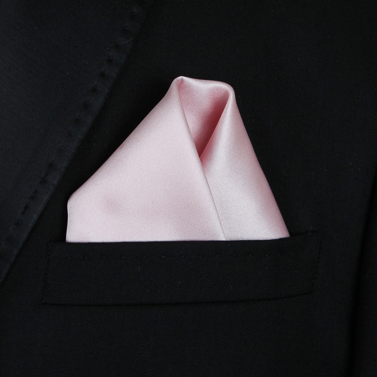 Pocket Square | Light Pink Soft Satin #42