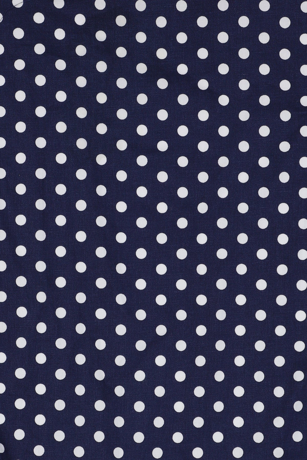 Penelope Navy Blue Polka Dot Rockabilly Shirt Dress