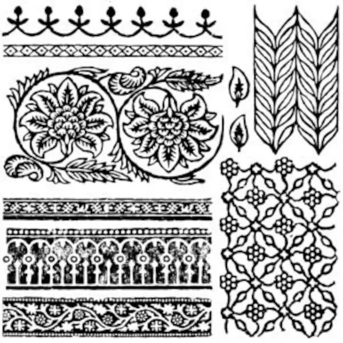IOD Bohemia 12x12 Decor Stamp