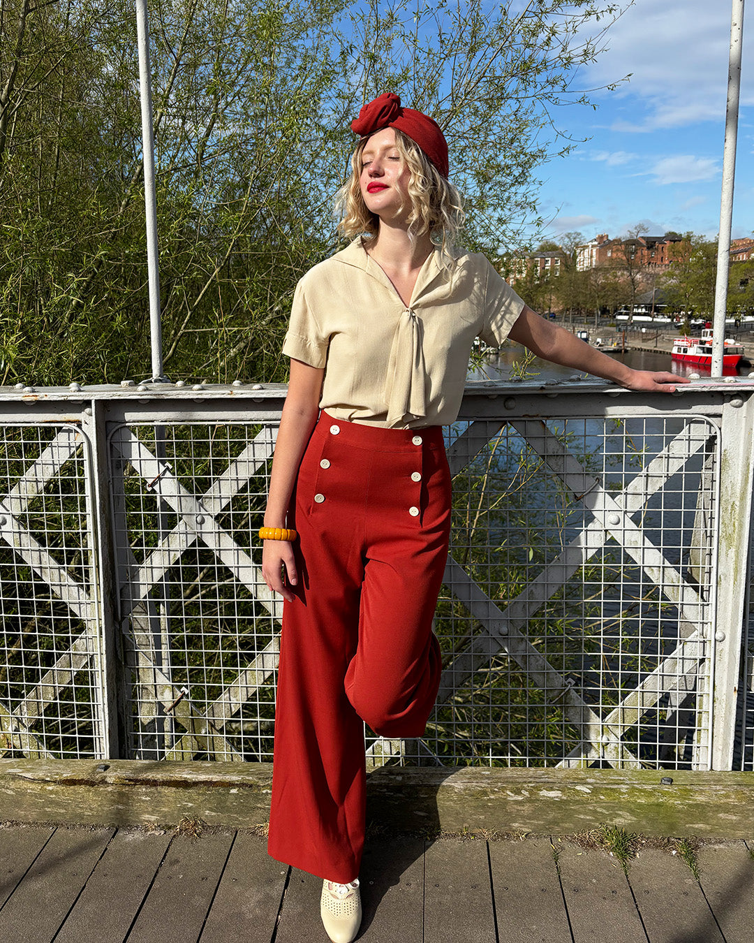 1930s Sailor Blouse - Antique