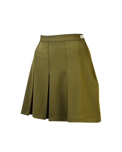 1930s Pleated Shorts - Khaki