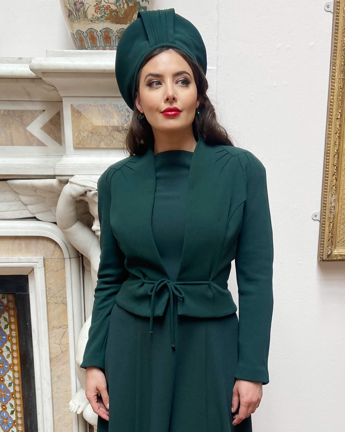 1940s Stanwyck Jacket - Racing Green