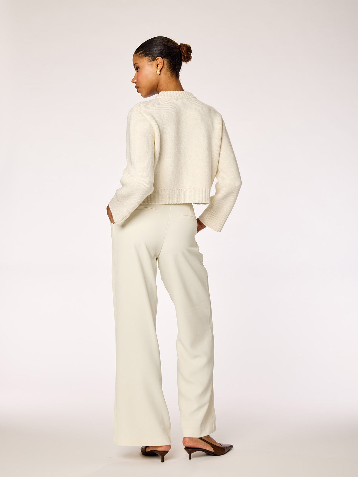 RUNE - Buttoned Cardigan • Cloud