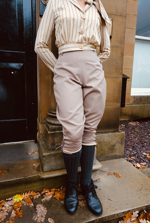Landgirl Breeches - Stone Cotton Drill