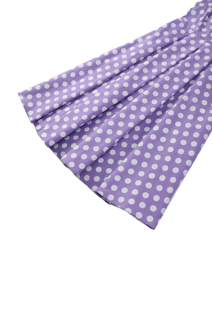 Lily Lilac Off Shoulder Spot Dress
