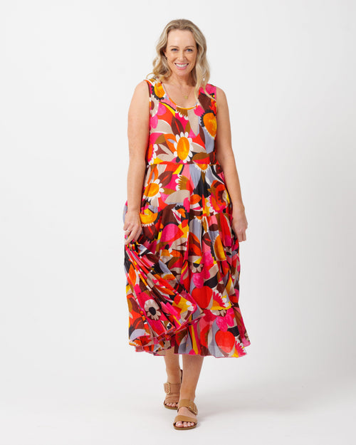 Daydream Dress in Bold Floral
