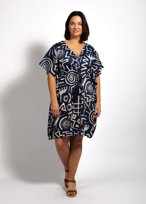 Isabel Kaftan in Blue Symbols