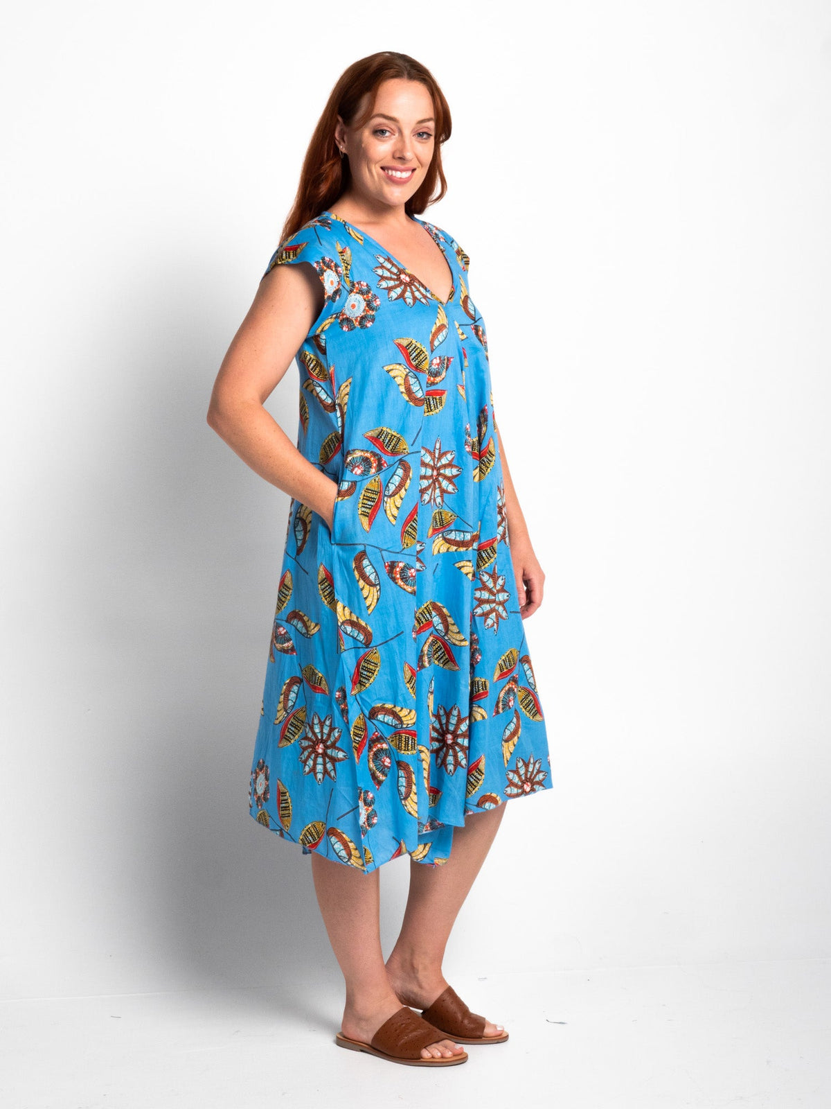 Maheno Dress in Blue Ce Soir