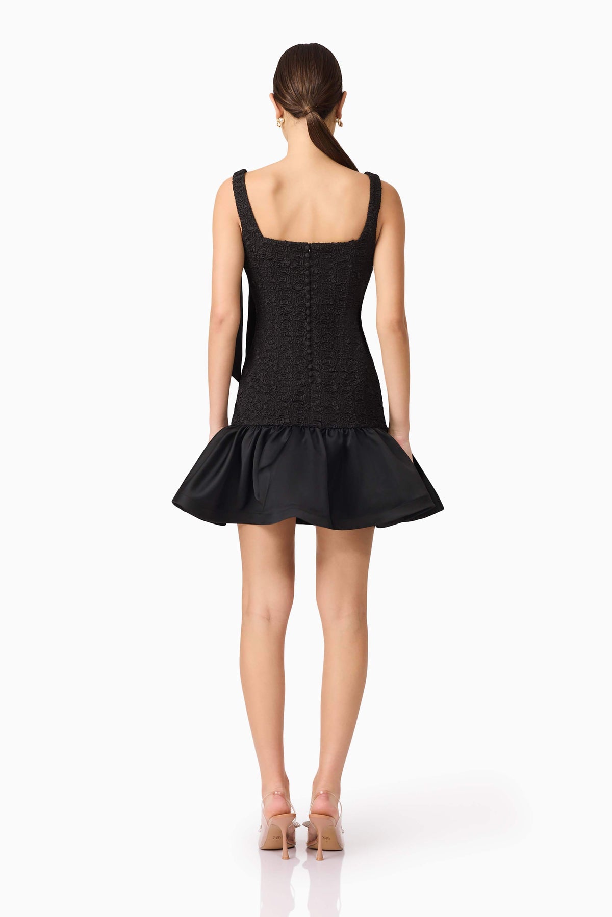 Dandelione Mini Dress in Black