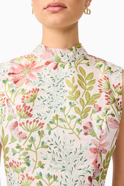 Calaantha Shift Mini Dress in Floral