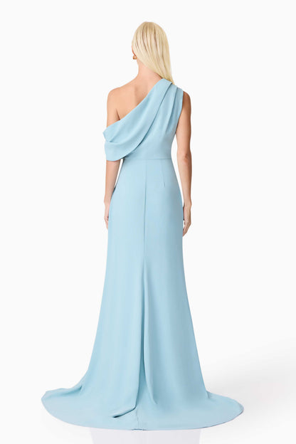Isadora Off The Shoulder Gown in Blue