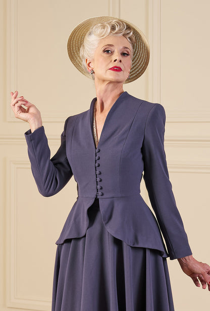 1950s Lilian Jacket - Steel