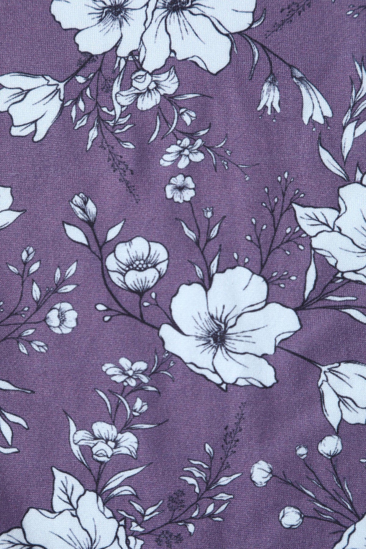 Esther Purple Floral Butterfly Sleeved Jumpsuit