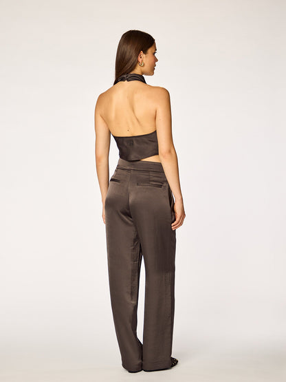 IVY - Suit Pants • Dark Oak