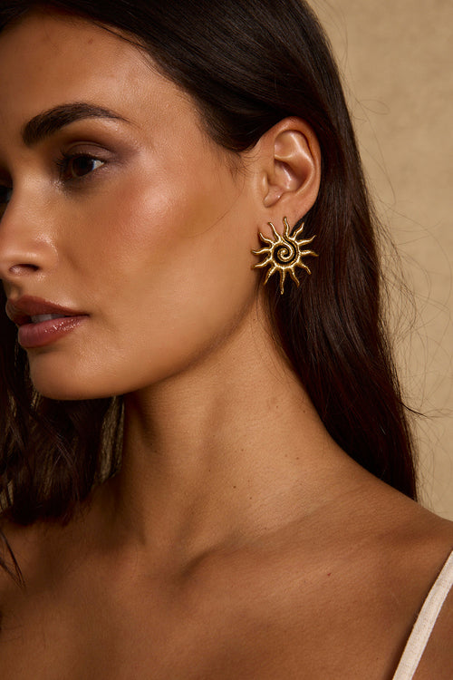 Sunrise Gold Earrings