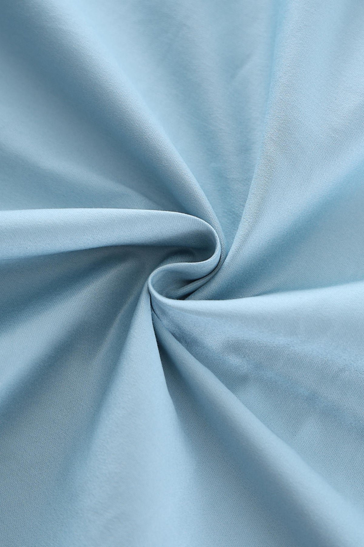 Darlene Roll Collar Circle Dress In Light Blue