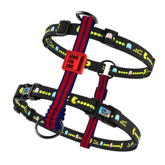 Bari Pac-Man Chest Collar - Dogs and Horses