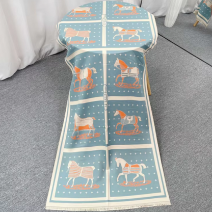 Bettona Pashmina Scarf Blue