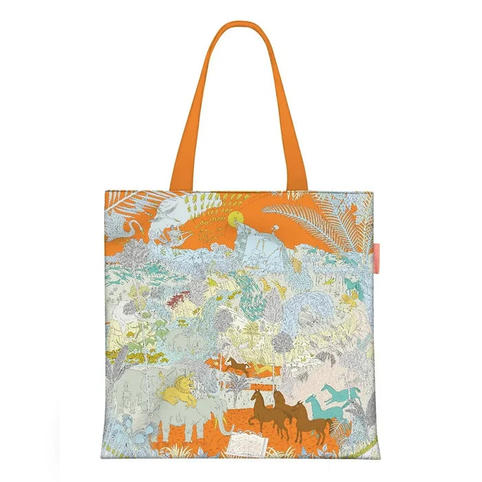 Horses Forest Orange