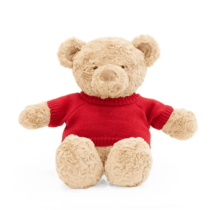 Santa Sack & Biscuit the Bear with Cherry Red Sweater Bundle