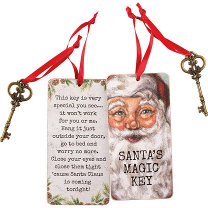 Christmas Ornament "Santa's Magic Key" #100-C134