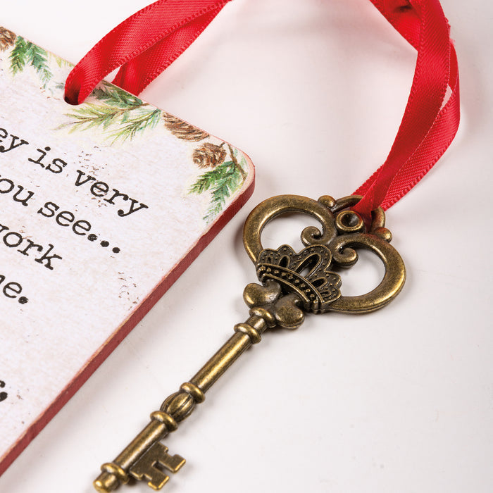 Christmas Ornament "Santa's Magic Key" #100-C134