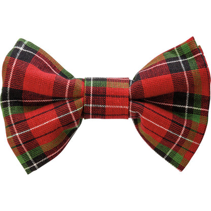 Christmas Plaid Medium Pet Bow Tie Set or Individual #100-C265