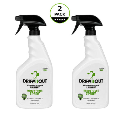 Draw It Out® RTU Spray 24oz | Ready-to-Use Liniment Spray
