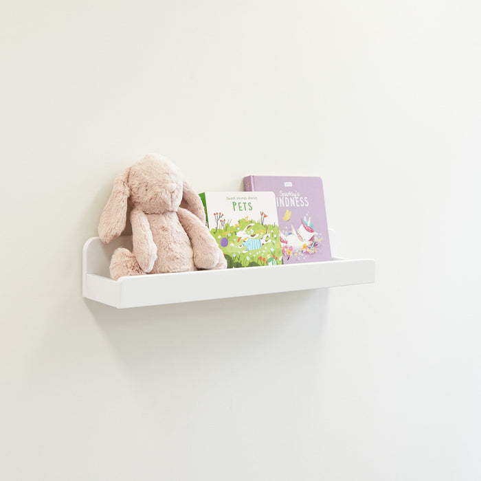 ENZO Wall Mounted Shelf - 2 Pack White