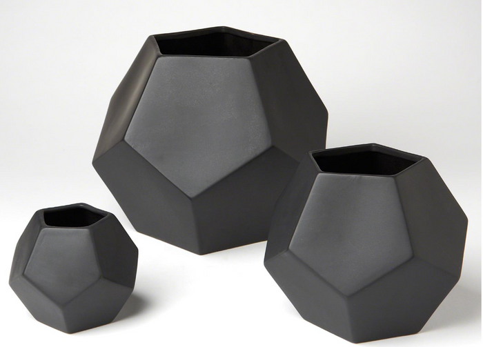 Faceted Vases