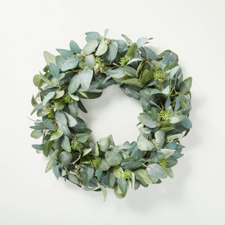 Faux Seeded Eucalyptus Wreath