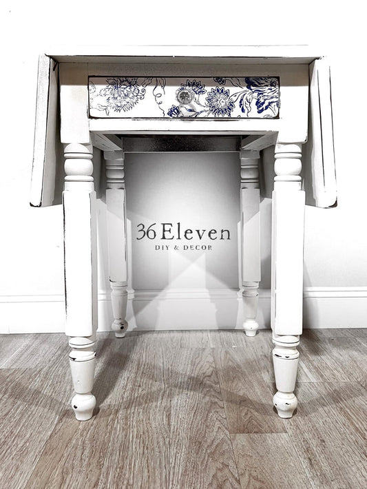 Floral Drop Leaf Table