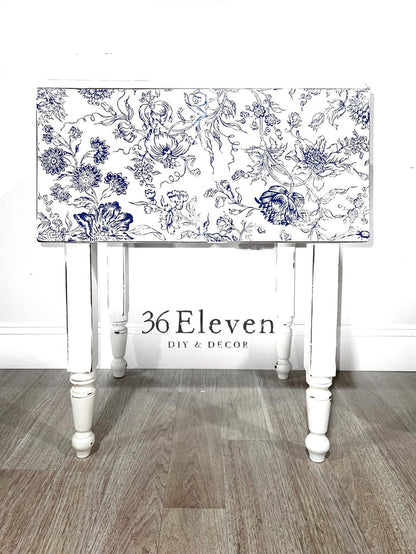 Floral Drop Leaf Table