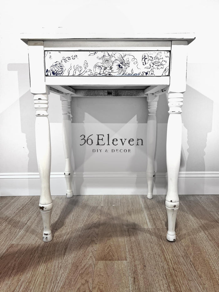 Floral End Table