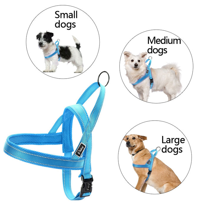 Green No Pull Reflective Harness - Dogs and Horses