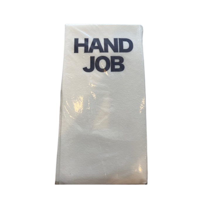HAND JOB (25) / White/Navy