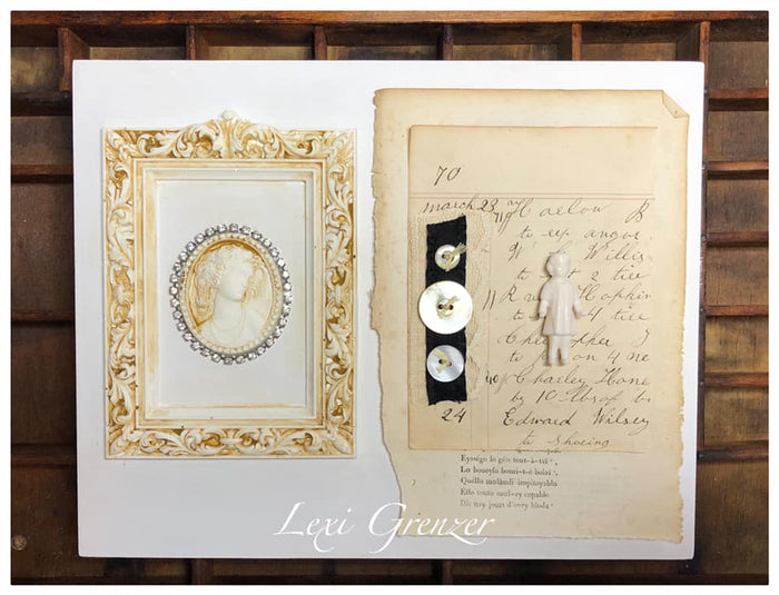 IOD Decor Mould Cameos by Iron Orchid Designs