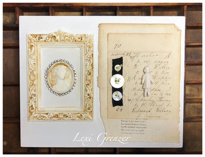 IOD Decor Mould Cameos by Iron Orchid Designs