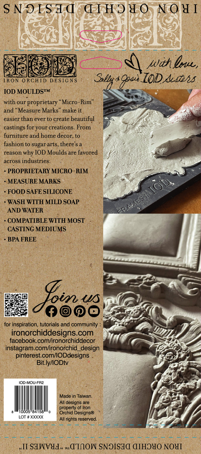IOD Decor Mould Frames 2 by Iron Orchid Designs