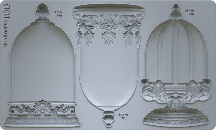 IOD Les Cloches 6X10 Mould