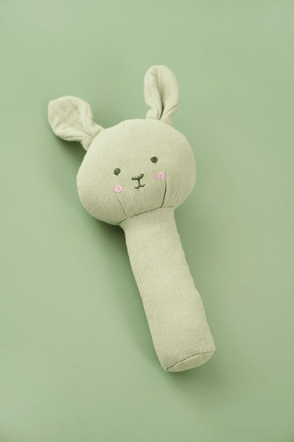 JaBaDaBaDo Rattle Bunny Green