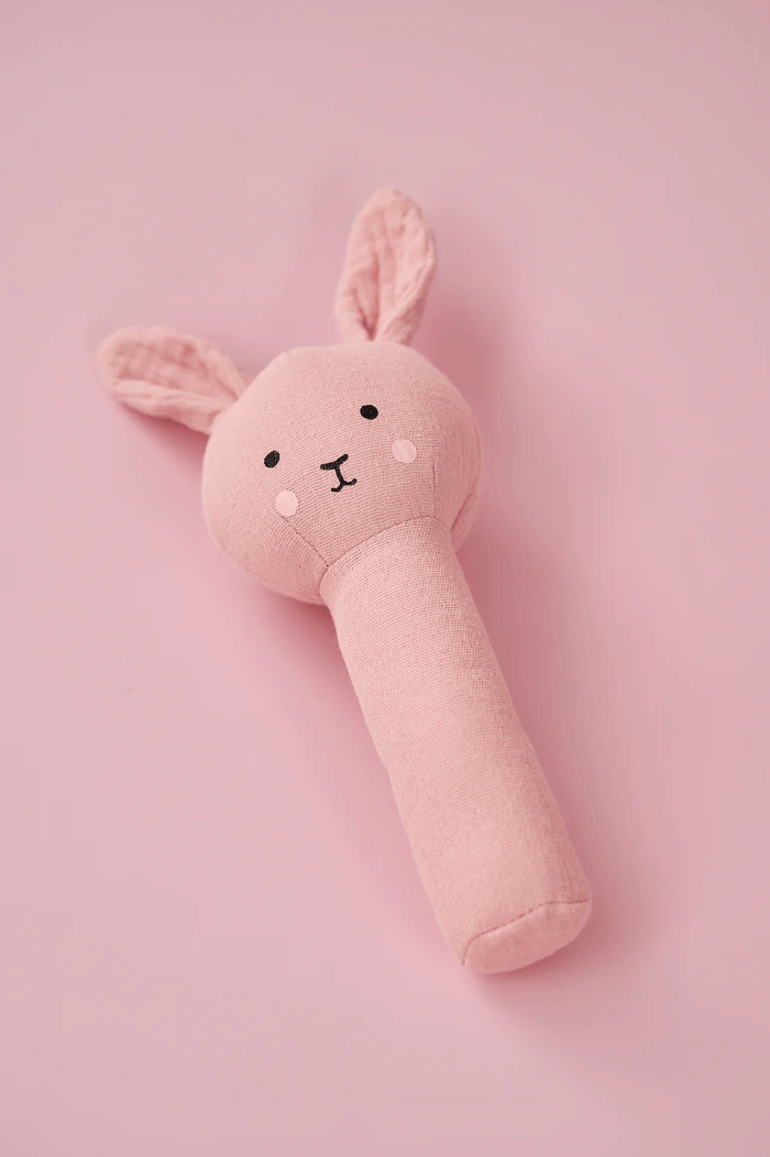 JaBaDaBaDo Rattle Bunny Pink