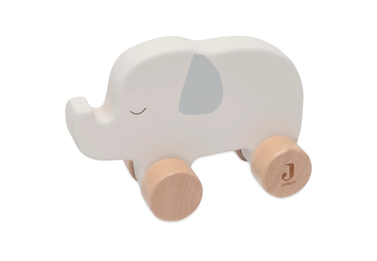 Jollein Wooden Elephant On Wheels Jungle  Jambo