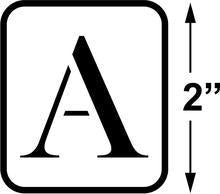 JRV Stencil Uppercase, Lowercase and Numbers Bundle