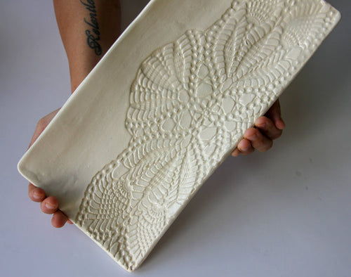 Large Ceramic Clay Platter