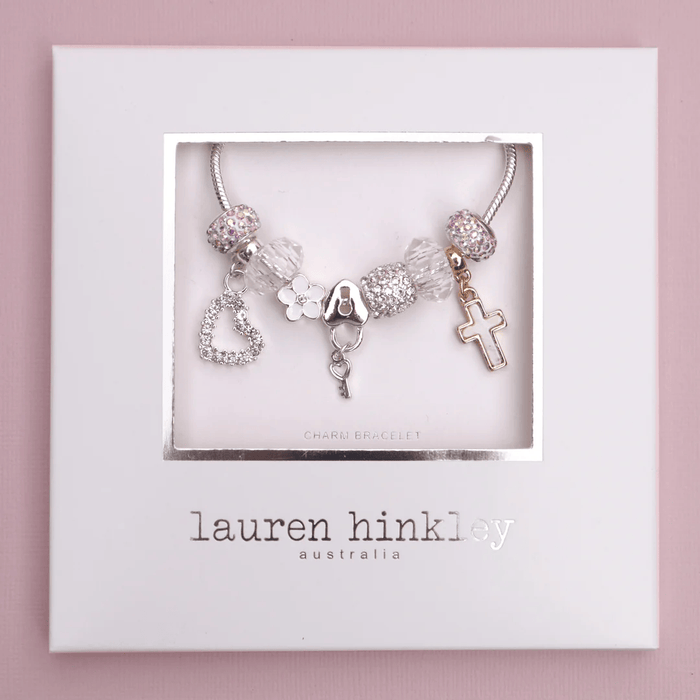 Lauren Hinkley Cross Charm Bracelet