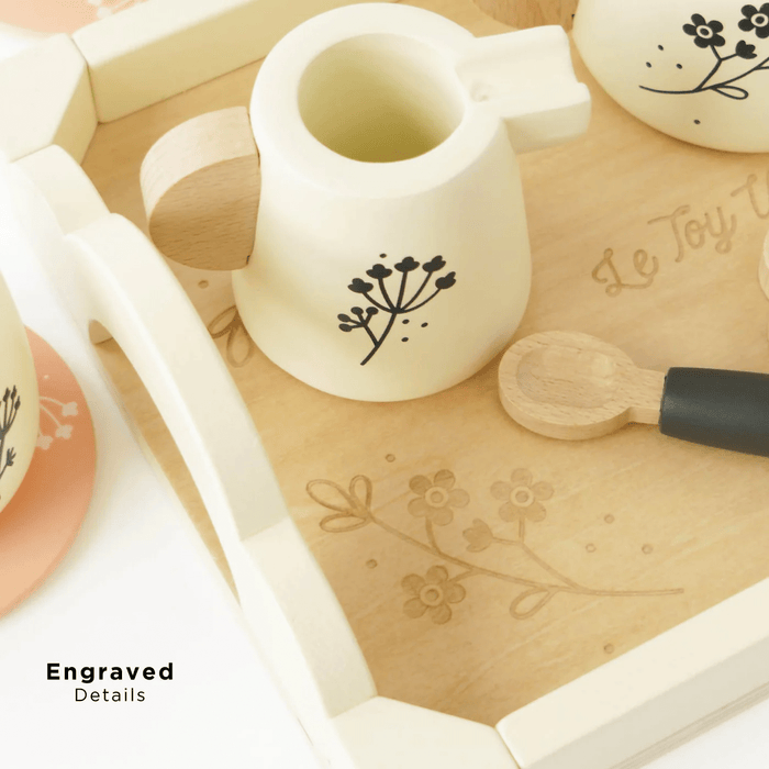Le Toy Van Wooden Tea Set & Tray