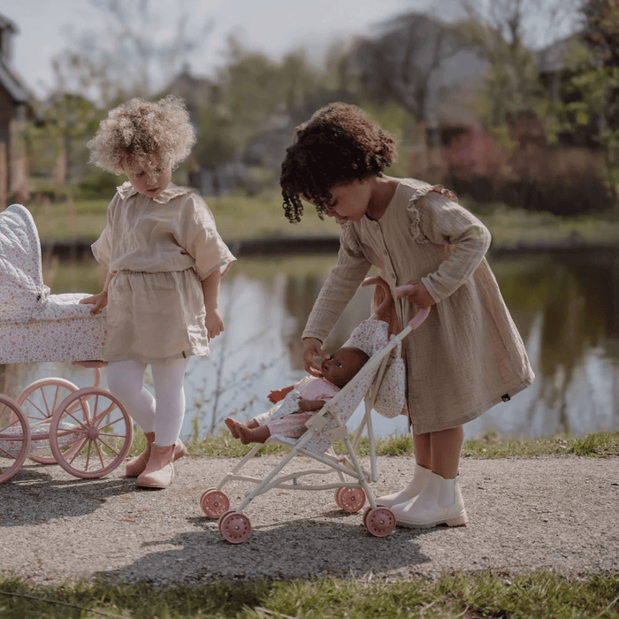 Little Dutch Doll Stroller - Metal - Floral
