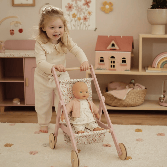 Little Dutch Doll Stroller - Pink